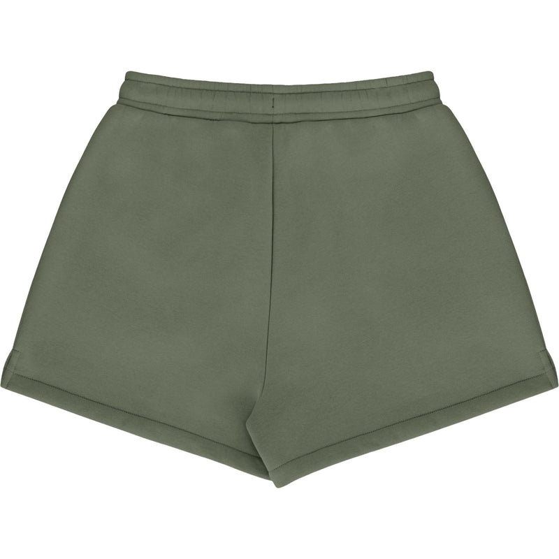 Hunter Lunan Cotton Women's Green Mid-Length Shorts