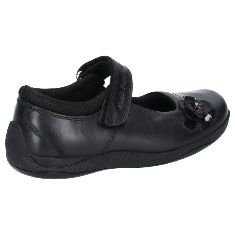 Hush Puppies Jessica Senior Leather Girls's Black Shoes
