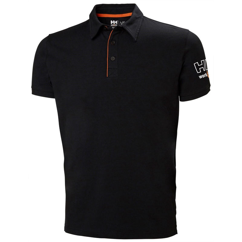Helly Hansen Workwear Kensington Cotton Men's Black Polo Shirt