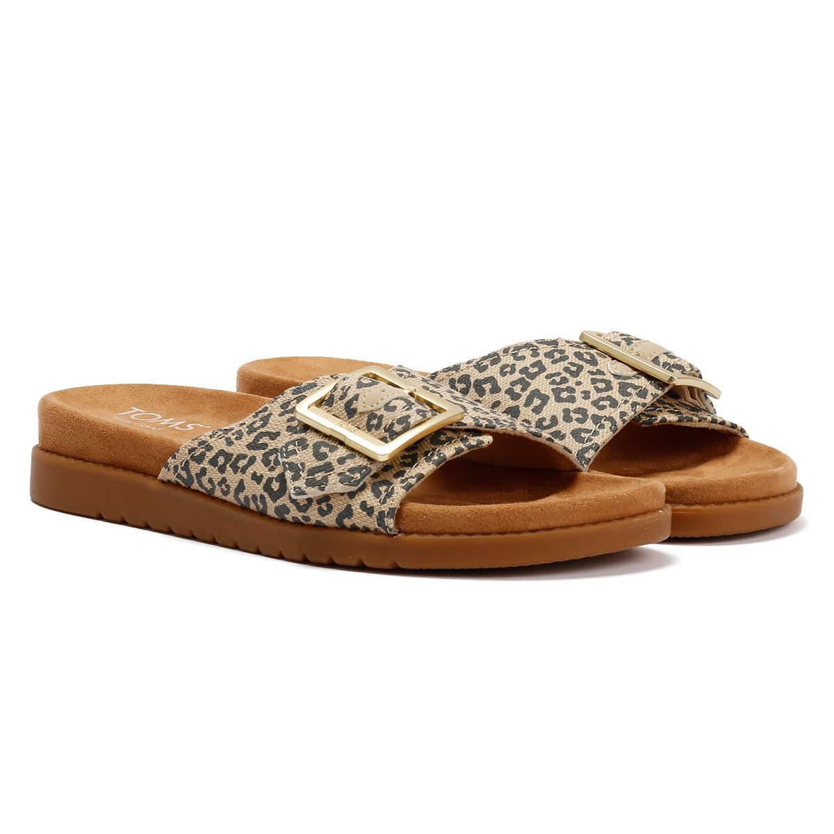 TOMS Marin Slide Women's Leopard Sandals