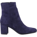 Hush Puppies Octavia Suede Women's Navy Heeled Ankle Boots