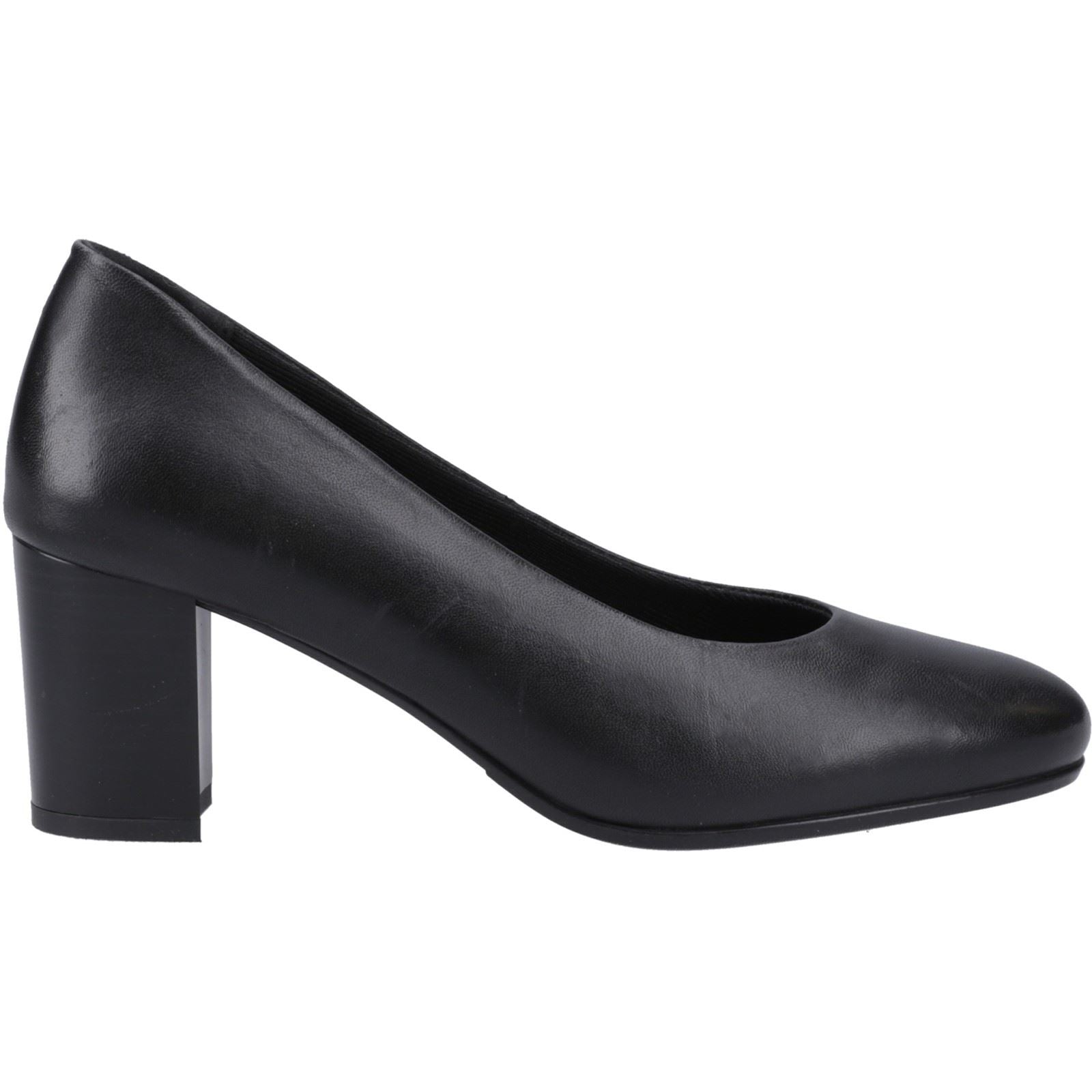 Hush Puppies Ivana Leather Women's Black Heels