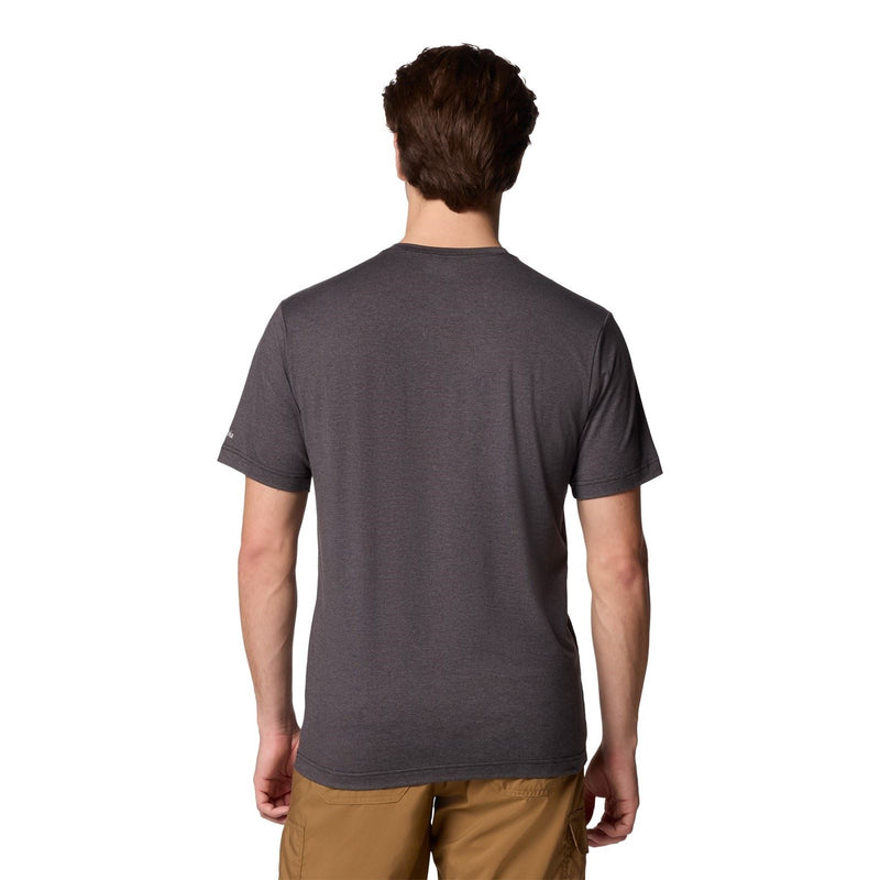 Columbia Kwick Hike Graphic SS Tee Polyester Men's Black Short Sleeve T-Shirts