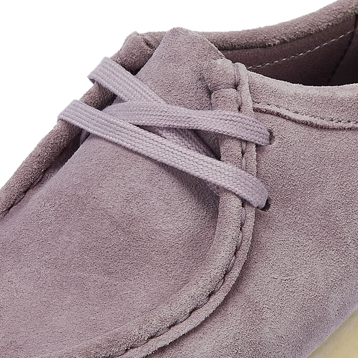 Clarks Originals Wallabee Suede Women's Mauve Comfort Shoes