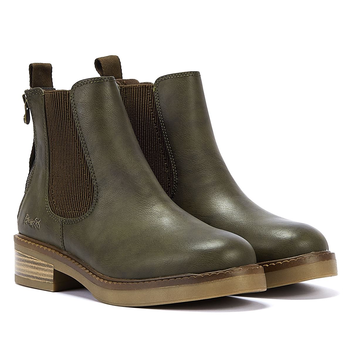Blowfish Malibu Vedder Women's Olive Boots