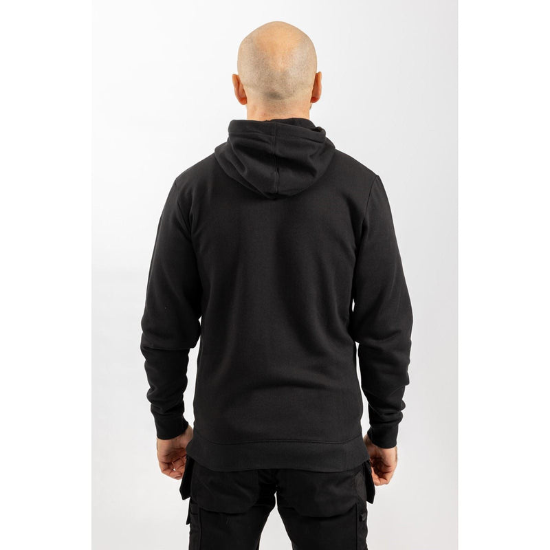 Helly Hansen Workwear Manchester Zip Cotton Men's Black Hooded Sweatshirt