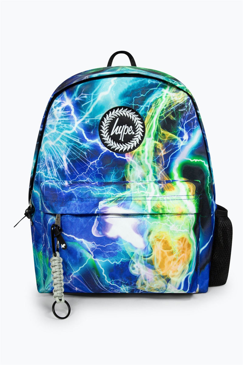 Hype Iconic Boy's Multicolored Lightning Storm Backpack