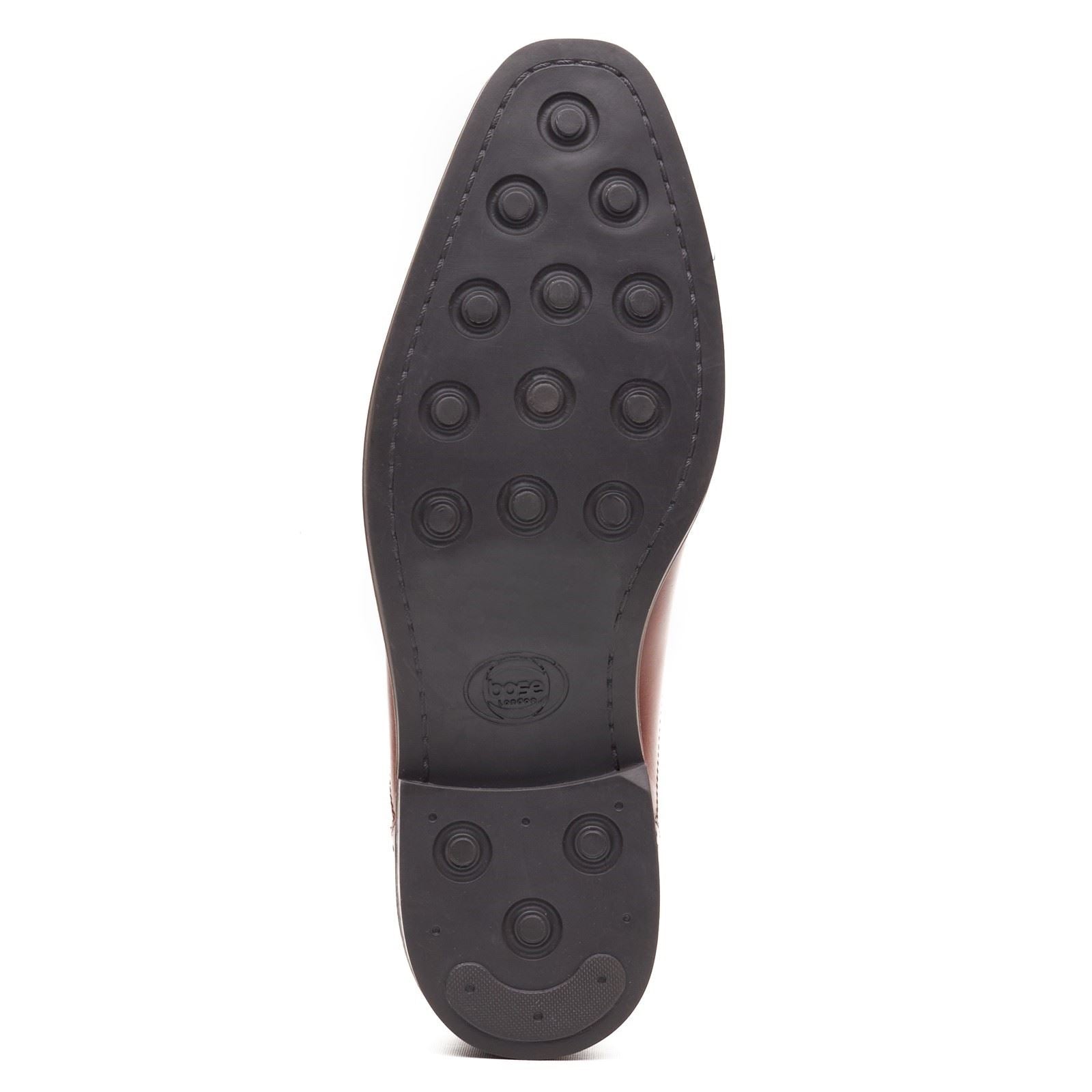 Base London Ascot Oxford Leather Men's Burnt Tan Oxford Shoes