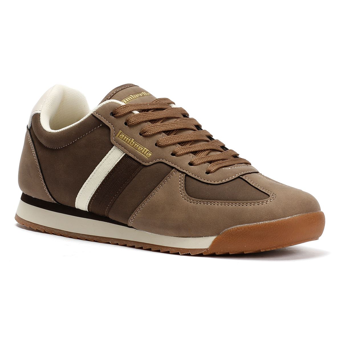 Lambretta Diego Men's Choc/Cream Sneakers