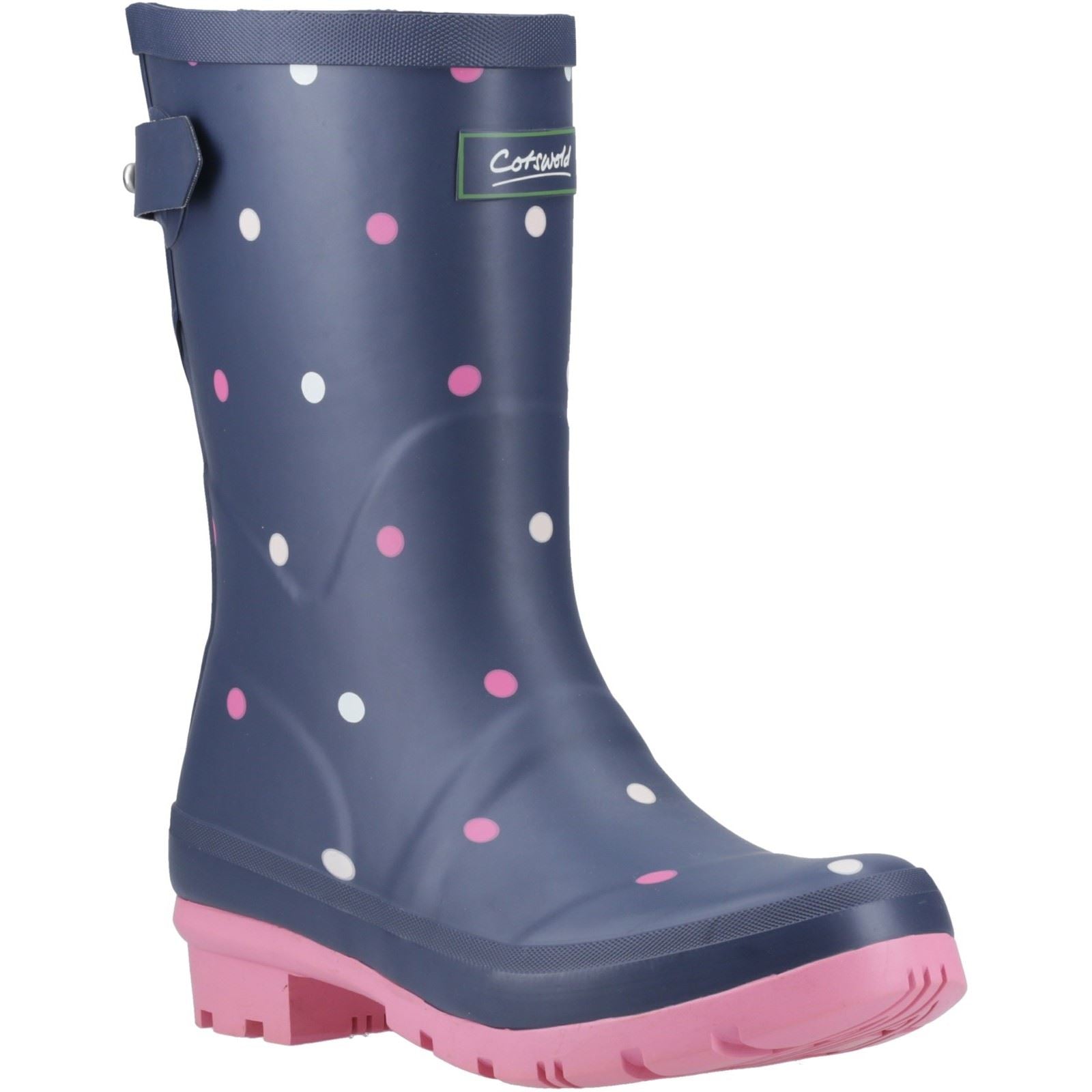 Cotswold Clarence Mid Rubber Women's Spot Wellington Boots