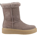 Hush Puppies Becca Mid Suede Women's Taupe Boots