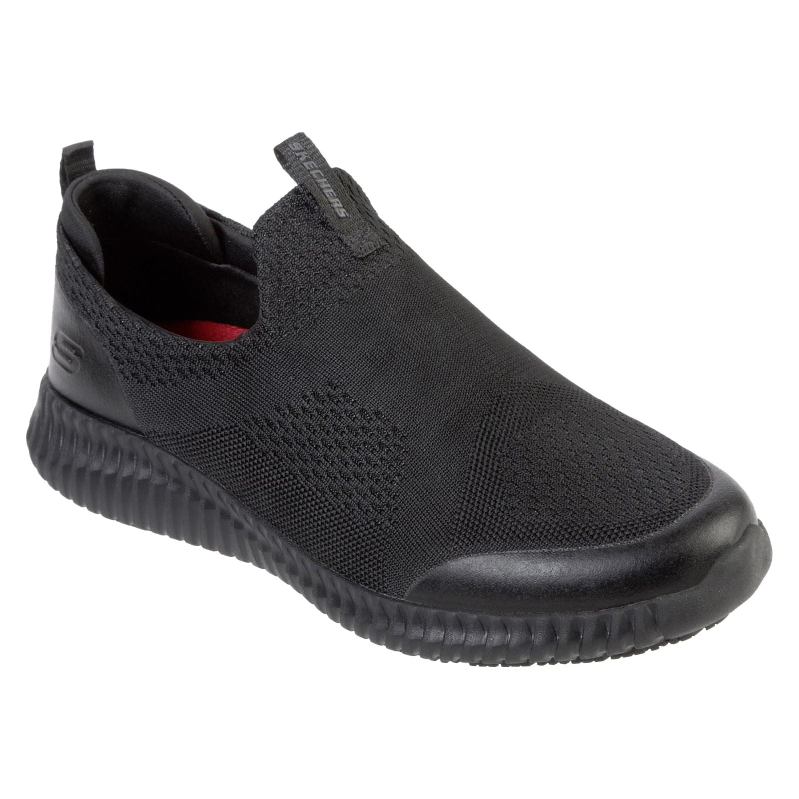 Skechers Workwear Cessnock Textile Men's Black Sneakers