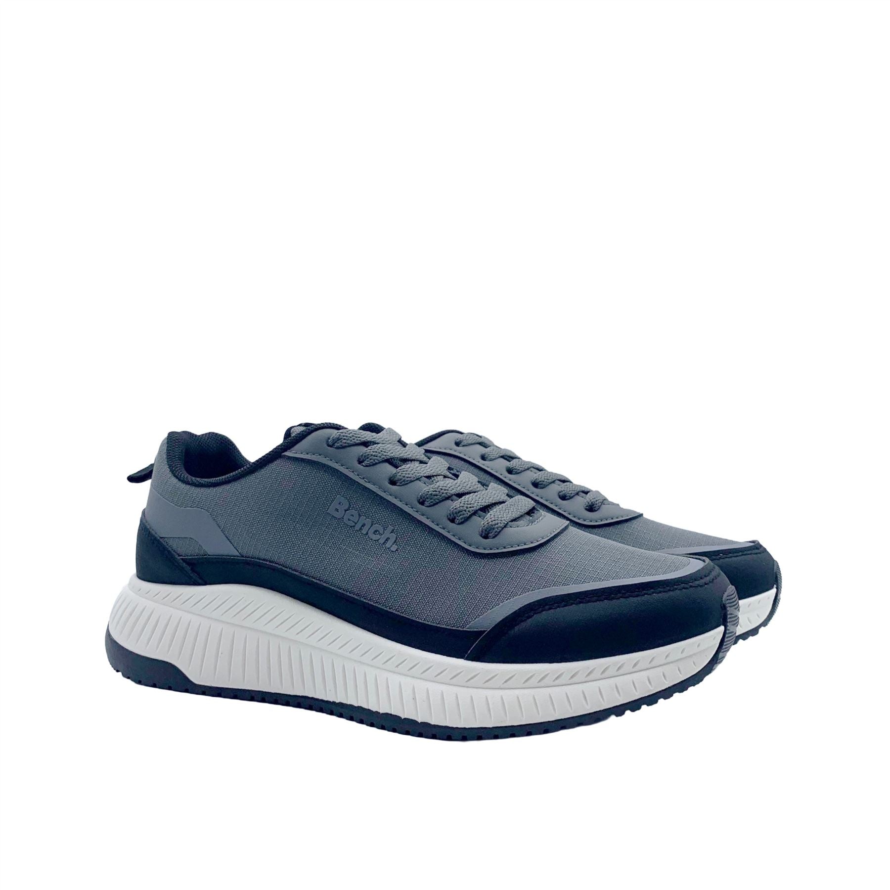 Bench Doverstone Men's Gray/Black Sneakers