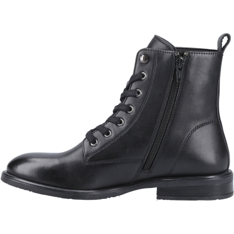 Hush Puppies Valentina Leather Women's Black Boots