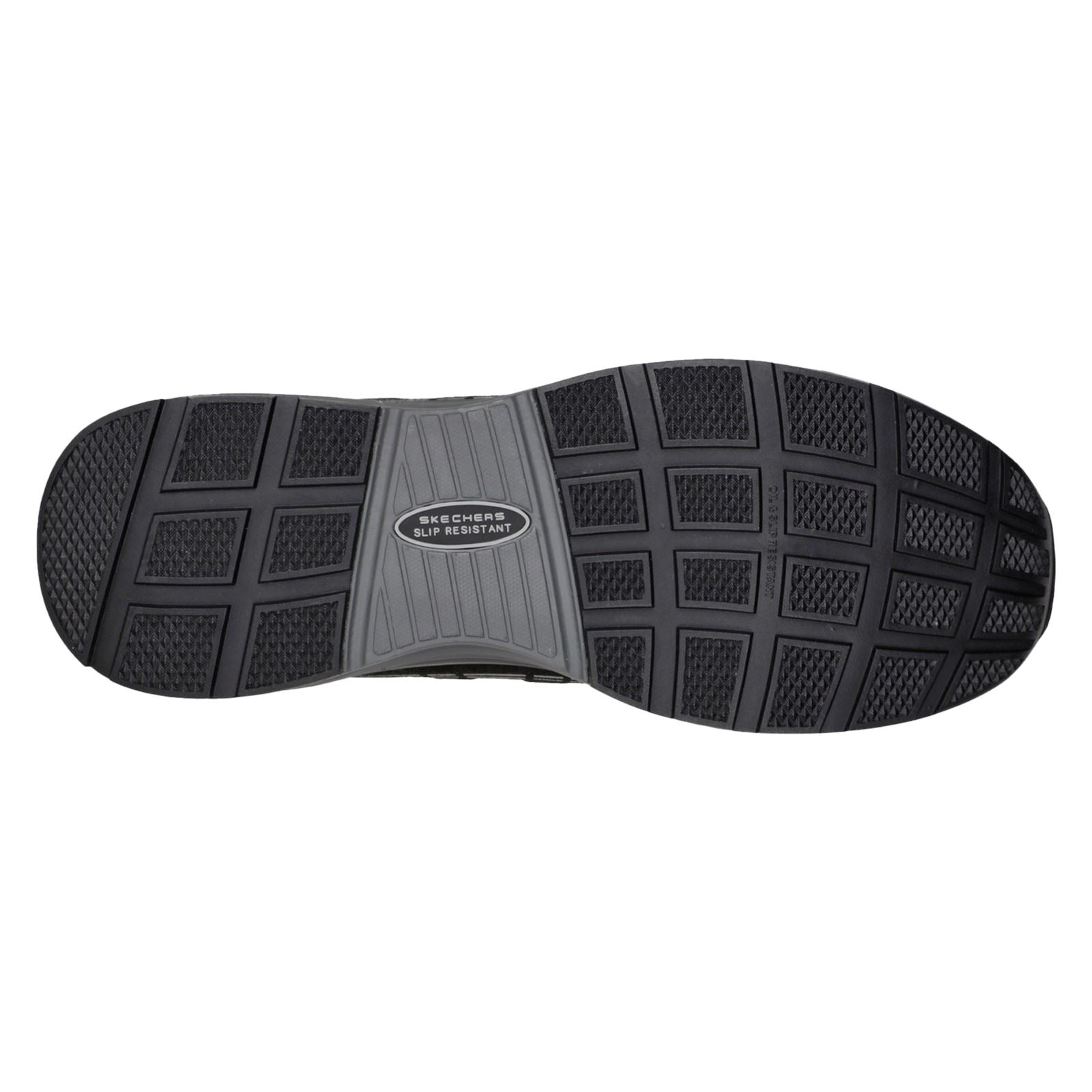 Skechers Workwear Malad II Textile Men's Black Safety Sneakers