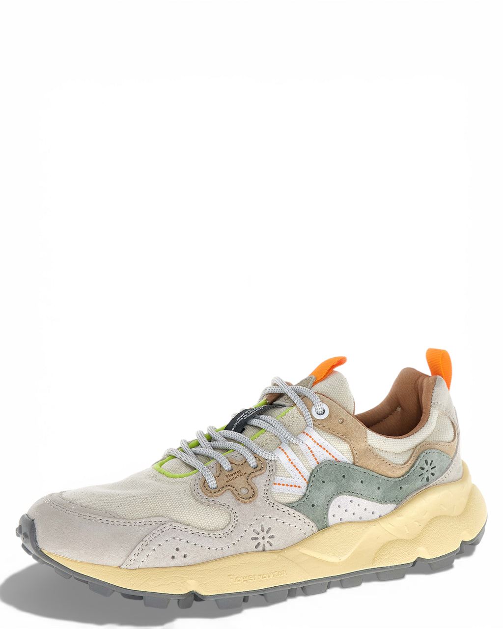 Flower Mountain Yamano 3 Off White/Green Sneakers
