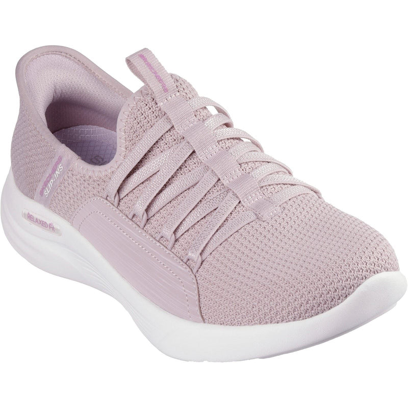 Skechers Relaxed Fit Sport - Ballet Chic Textile Women's Light Mauve Sneakers