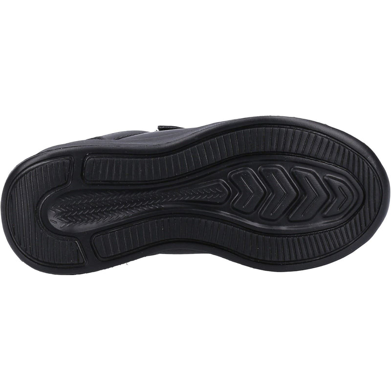 Hush Puppies Marling Easy Junior Synthetic Black Shoes