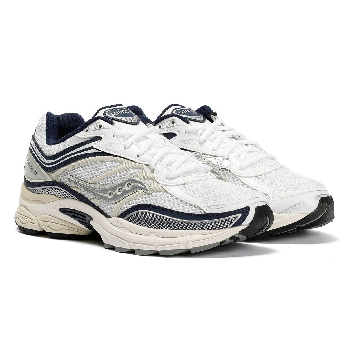 Saucony ProGrid Omni 9 White/Navy Sneakers