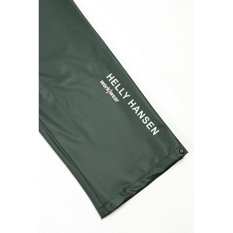 Helly Hansen Workwear Voss Synthetic Unisex Adults Green Rain Trousers