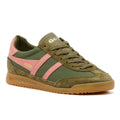 Gola Tornado Women's Military Green/Coral Pink Trainers