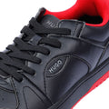 Hugo Hadrian Tennis Men's Black/Red Sneakers