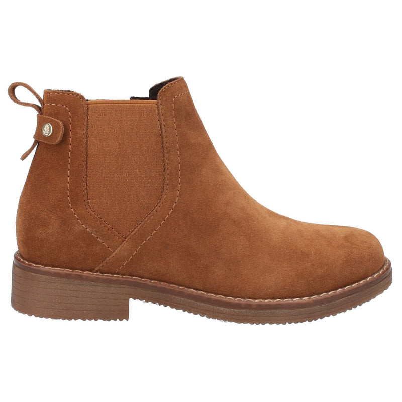 Hush Puppies Maddy Wide Suede Women's Tan Boots