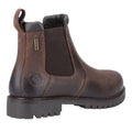 Cotswold Pamington Leather Women's Brown Flat Chelsea Boots