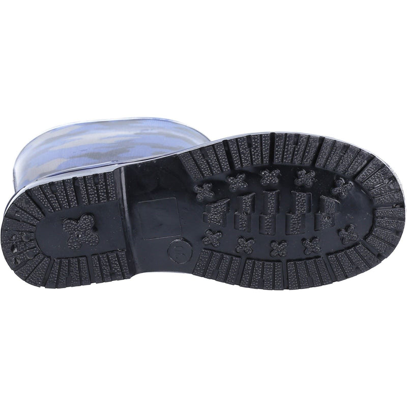 Cotswold PVC Jnr PVC Girls's Navy Camo Wellington Boots