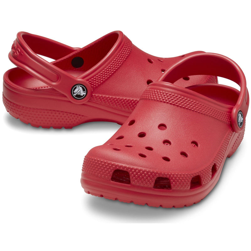Crocs Toddler Classic Croslite Rubber Varsity Red Loafers