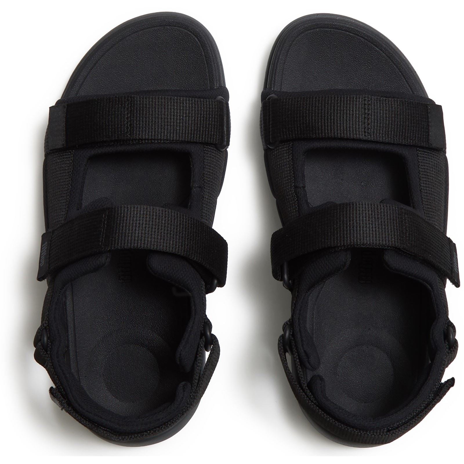 Fitflop F-Mode Go Polyester Men's Black Sandals