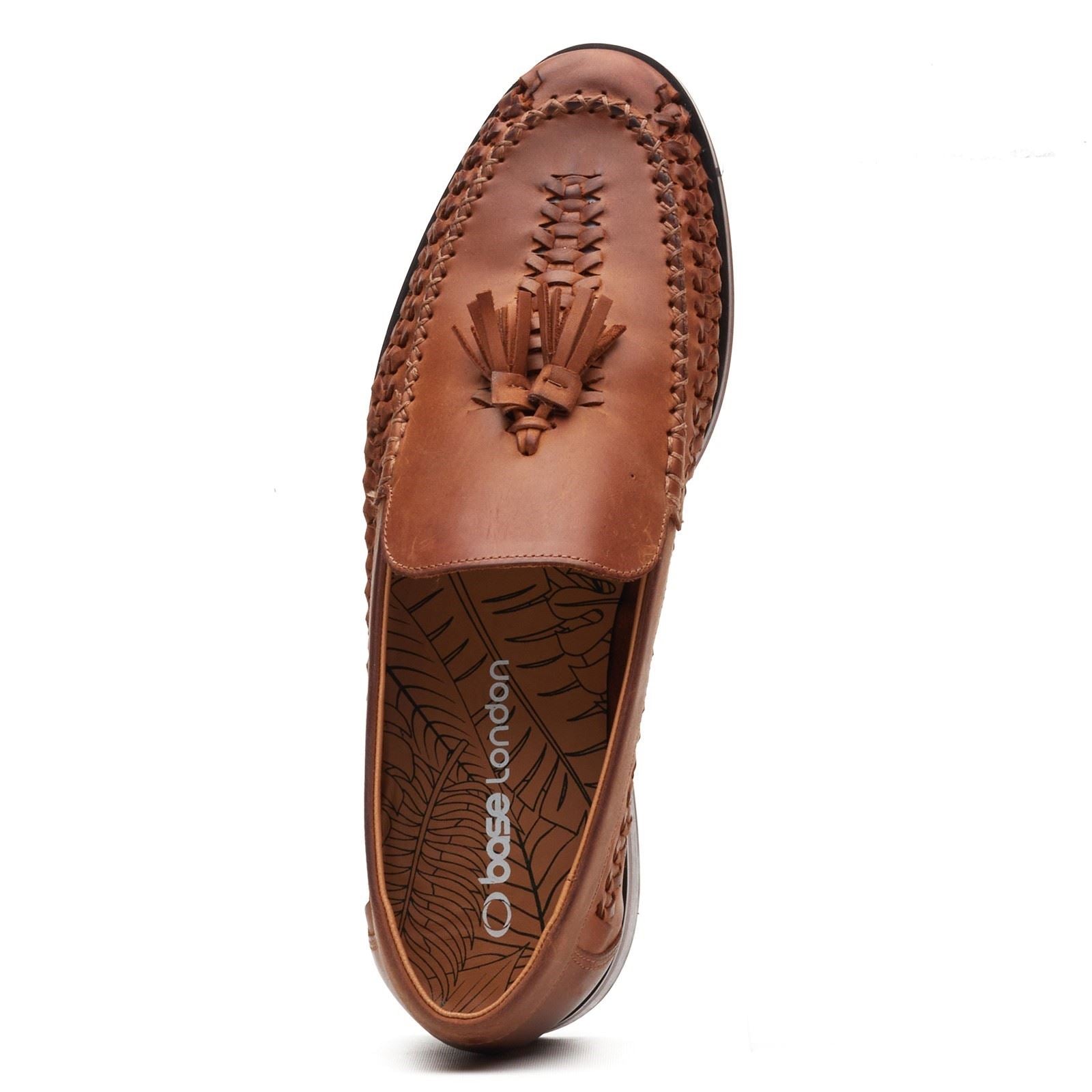 Base London Bracken Leather Men's Tan Loafers