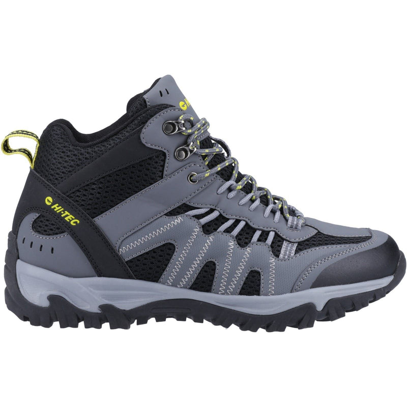 Hi-Tec Jaguar Mid Synthetic Men's Graphite/Black/Citron Hiking Boots