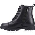 Hush Puppies Lauren Senior Leather Girls's Black Boots