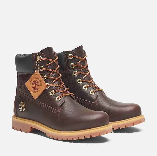 Timberland Premium Espresso 6 Inch Leather Women's Dark