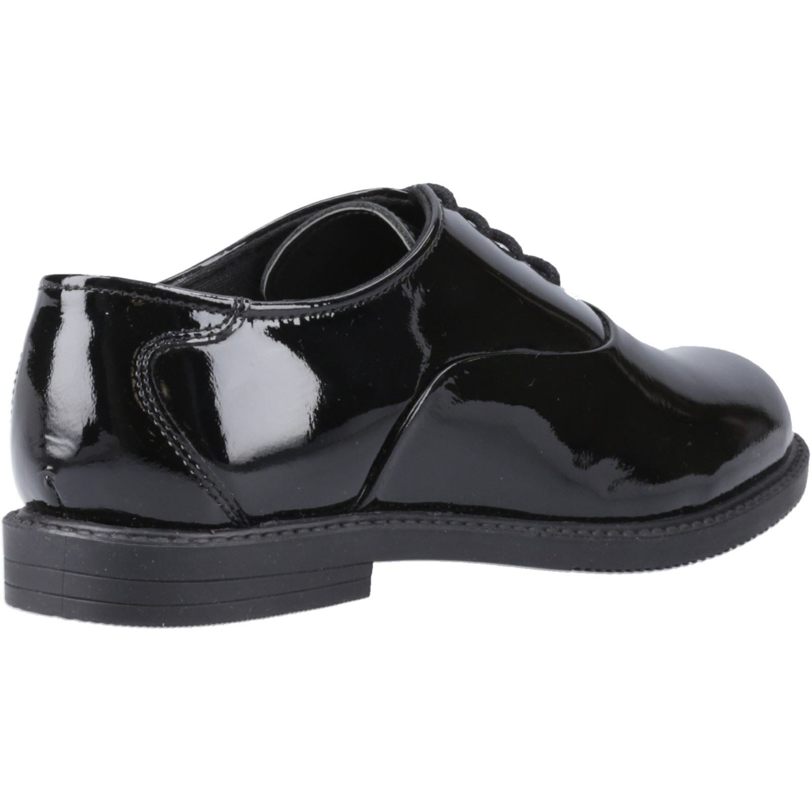 Hush Puppies Nellie Patent Leather Girls's Black Oxford Shoes