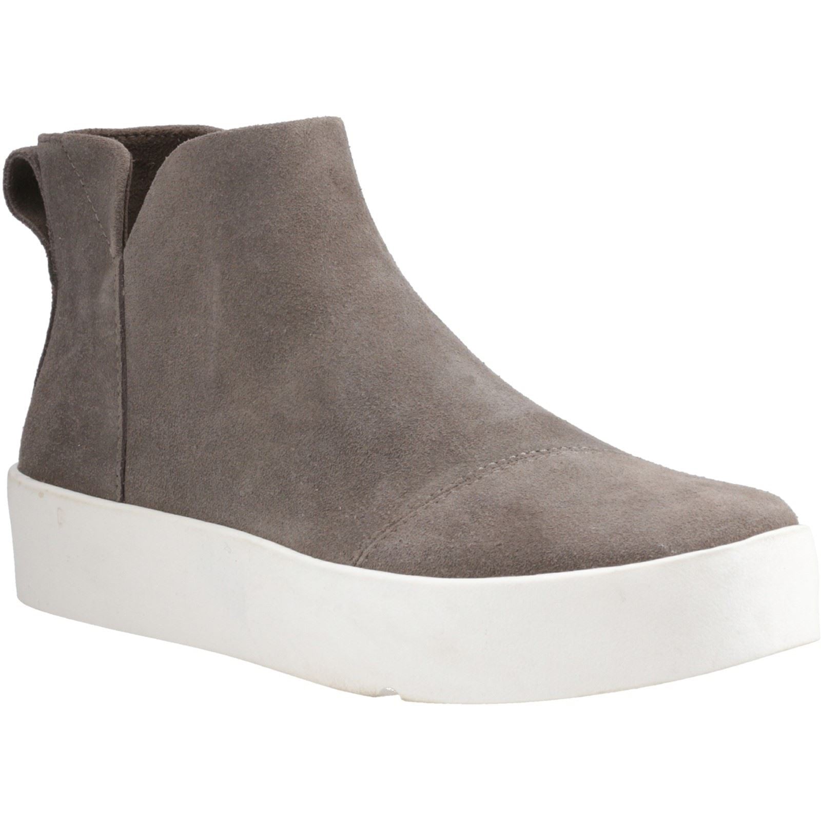 TOMS Verona Mid Leather Women's Grey Boots