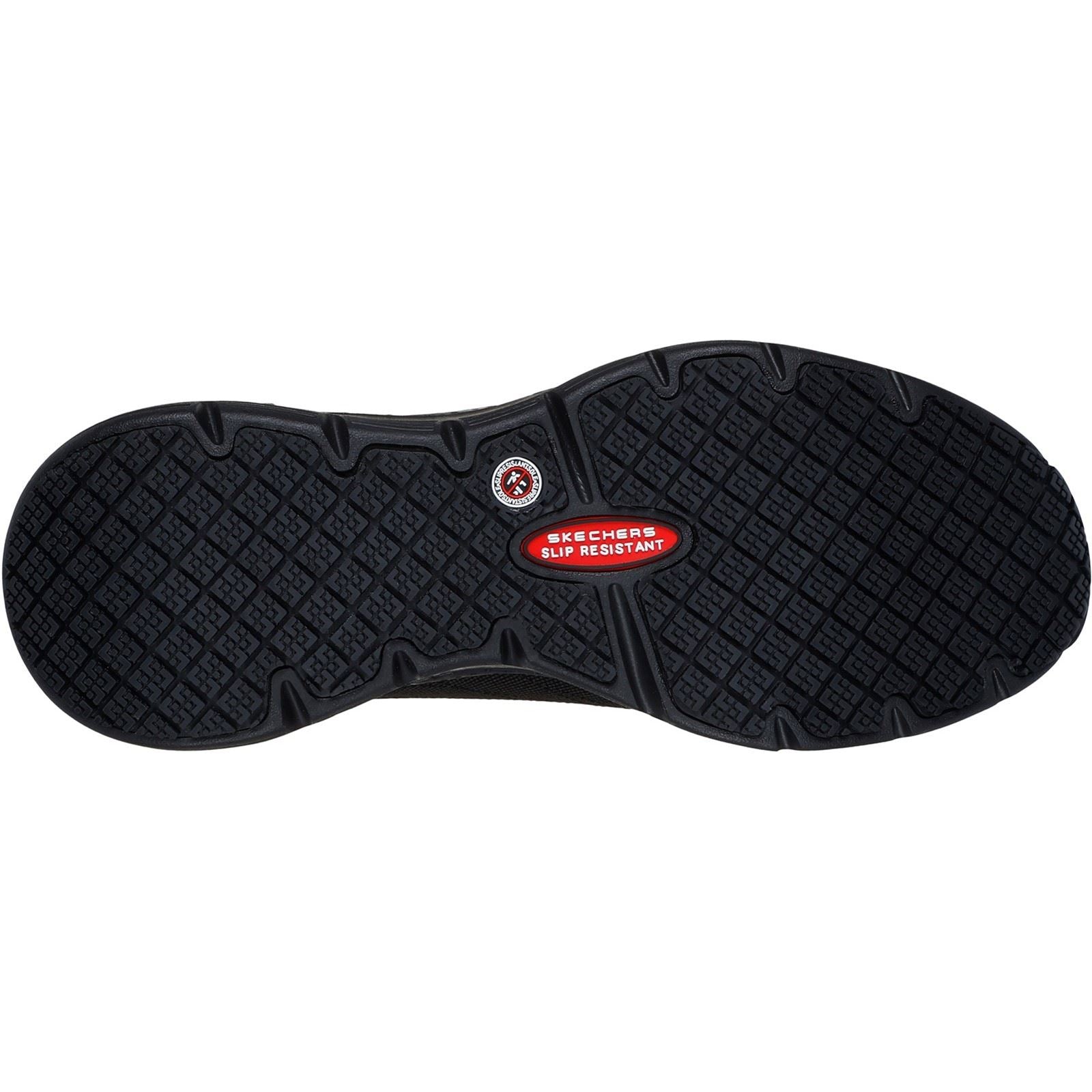 Skechers Workwear Arch Fit SR Ebinal Textile Women's Black Safety Trainers