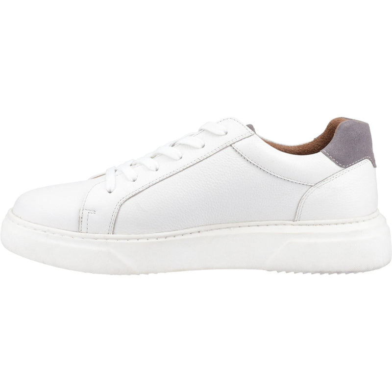 Hush Puppies Whelan Leather Men's White Sneakers