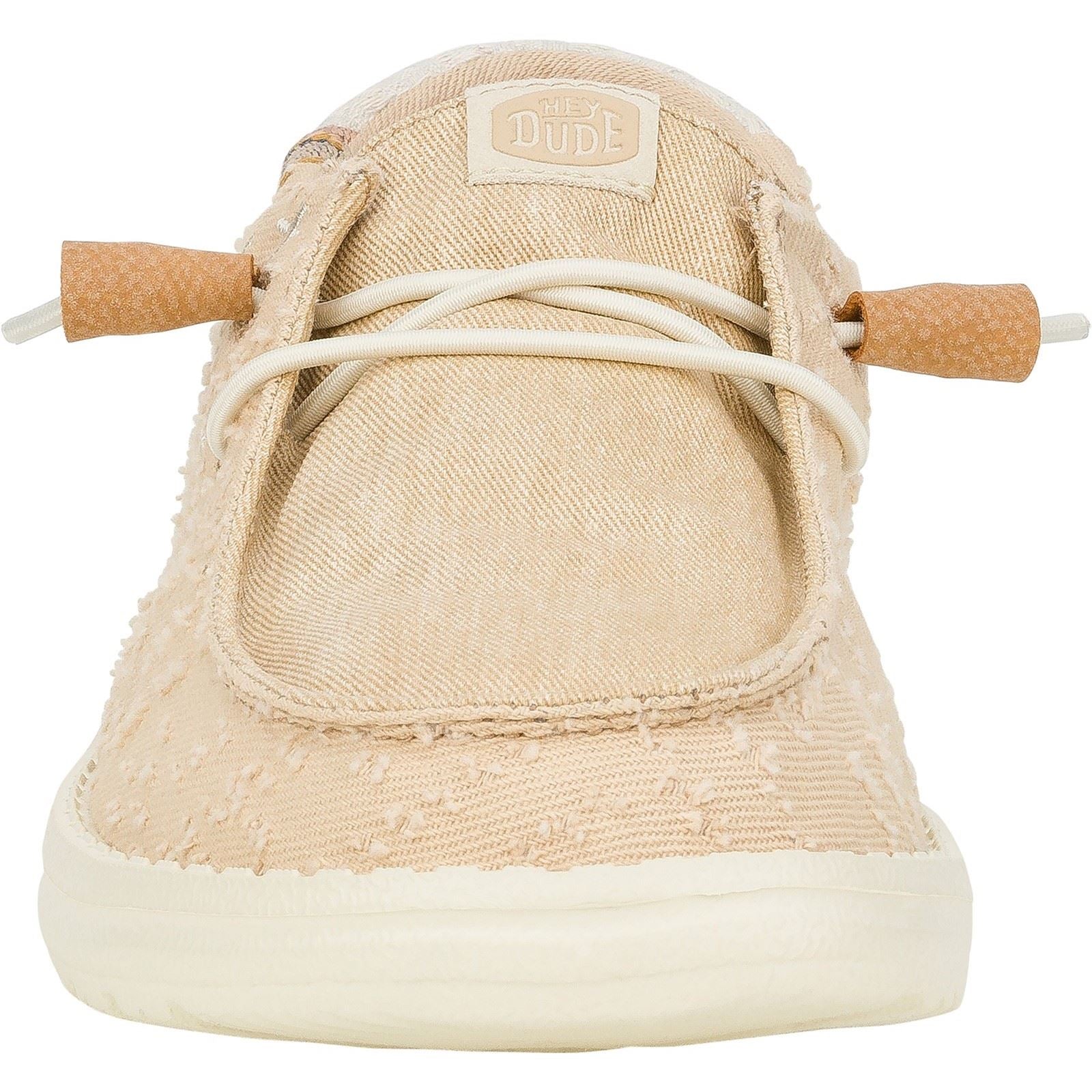HEYDUDE Wendy Crafted Boho Cotton Women's Tan Shoes