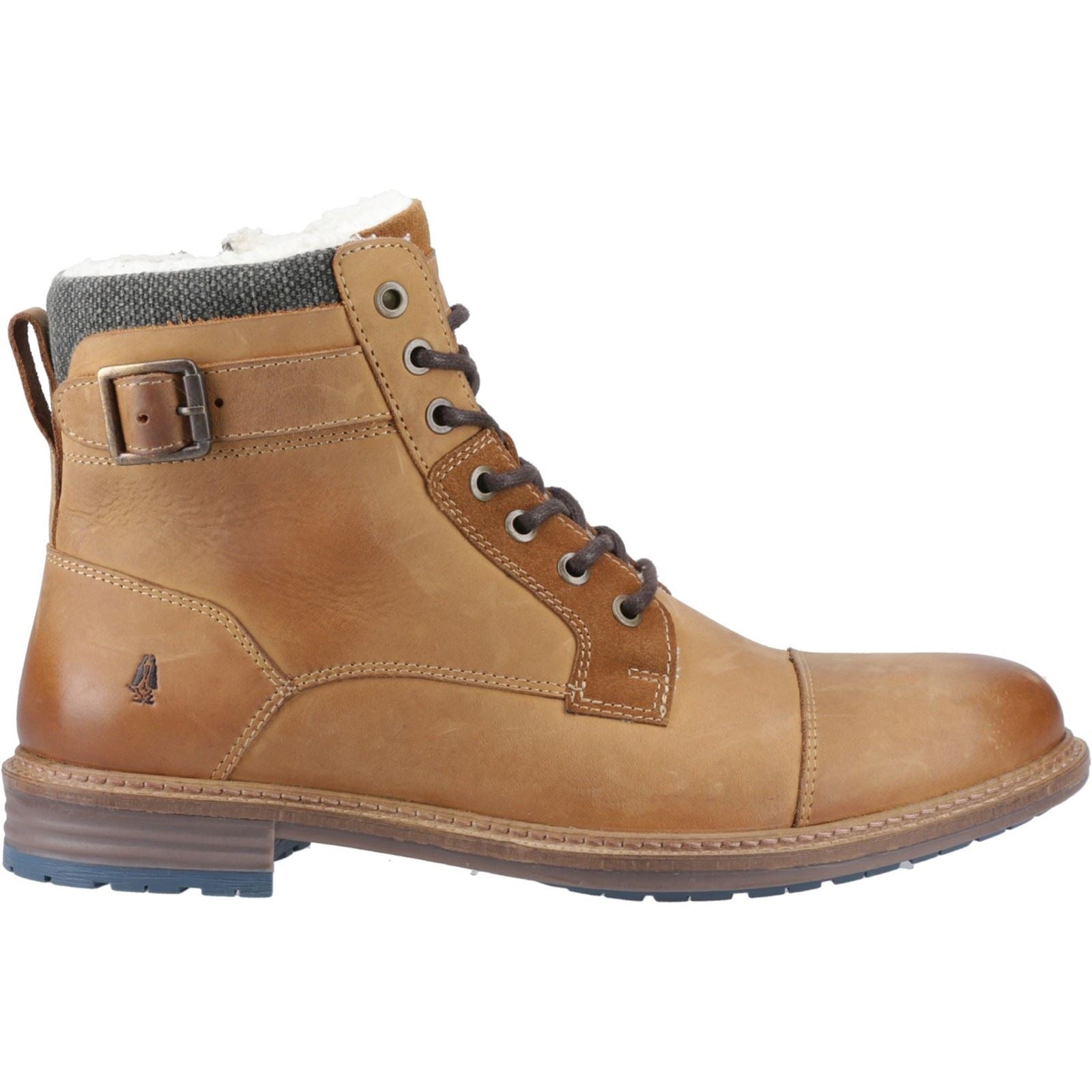 Hush Puppies Jordan Leather Men's Tan Ankle Boots