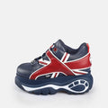 Buffalo 1339-14 Leather Women's Blue/Red Sneakers