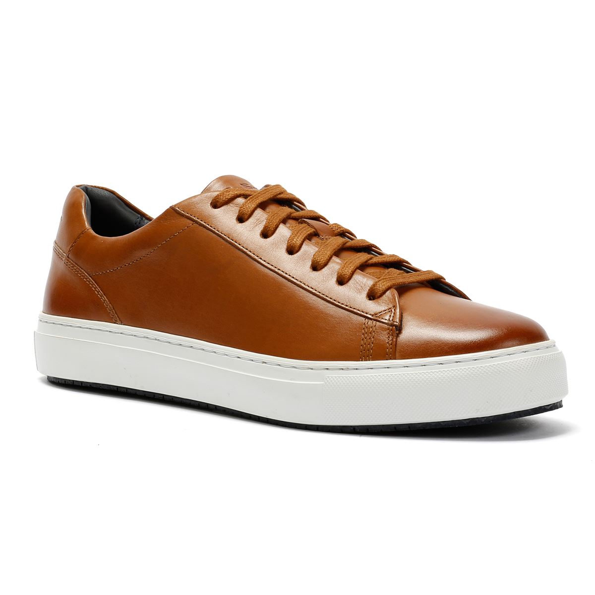 Ben Sherman Ace Cupsole Leather Men's Tan Sneakers