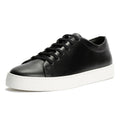 JAK Royal Leather Men's Black Sneakers