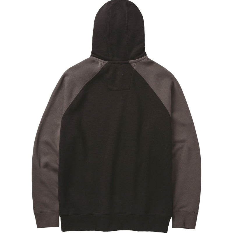 Caterpillar Raglan Cotton Men's Black Hooded Sweatshirt