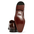 Chapman & Moore Toe Cap Oxford Leather Men's Chocolate Shoes