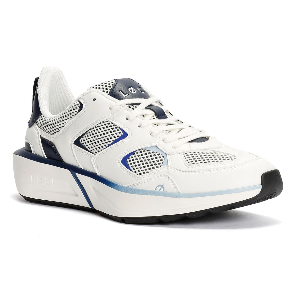 LØCI VØLT White/Navy/Blue Sneakers