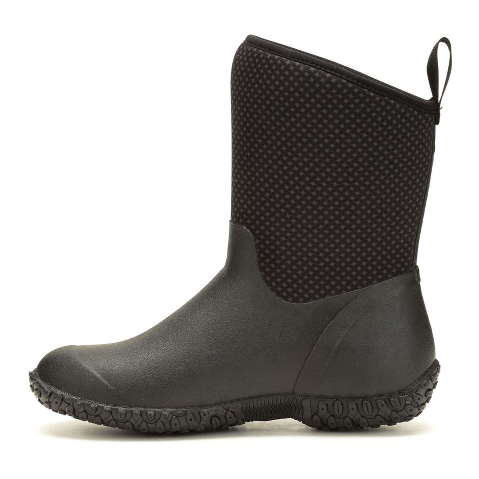 Muck Boots RHS Muckster II Short Synthetic Charcoal Print Wellies Shoes