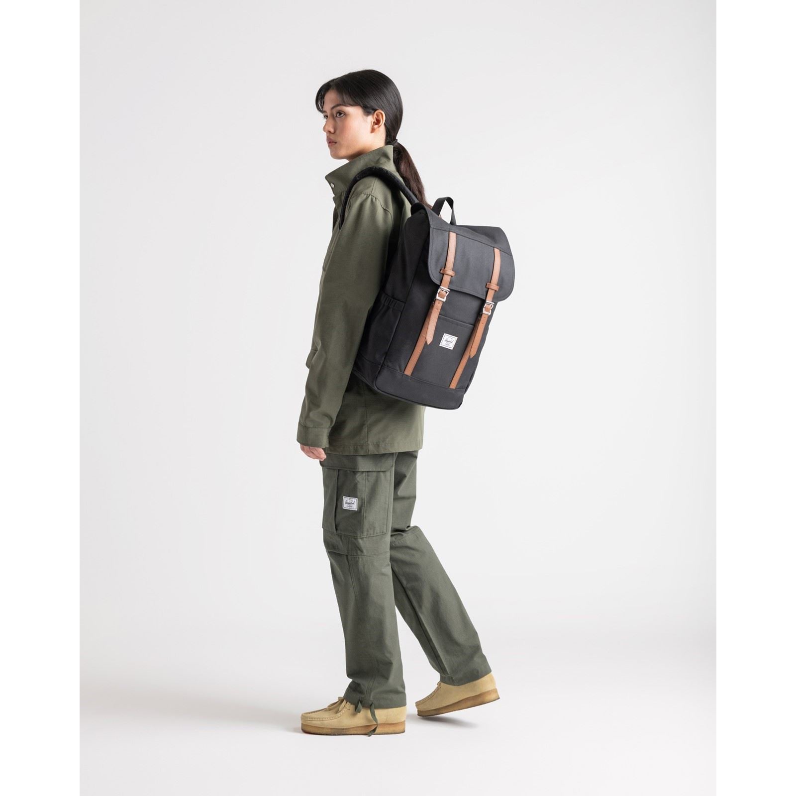 Herschel Bags Retreat Unisex Adults Black Backpack