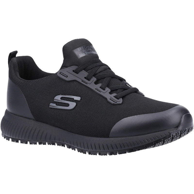 Skechers Workwear Squad Sr Wide Textile Women's Black Safety Sneakers